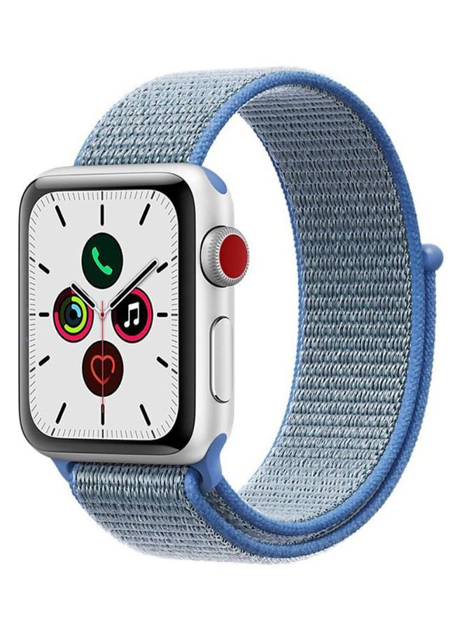 Replacement Band For Apple iWatch Series 5/6/7 42/44/45mm Lake Blue - Image 1