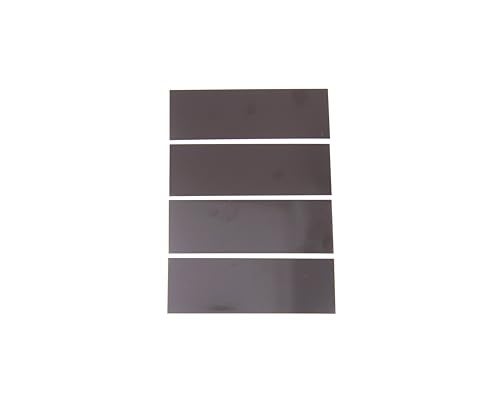 Custom Engraving Plates Engraving Plates Blank Anodized Aluminum Assortment 15 Piece, 3-Thicknesses, Black Double Sided - Image 4