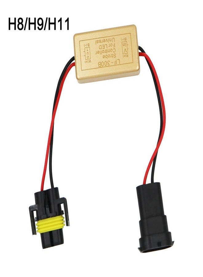 YSY 2 Pcs LF-300B Flash Strobe Controller Box Continuous Flashing Module H8 H9 H11 Socket for LED Headlight Foglamp (H8 H9 H11) - Image 4