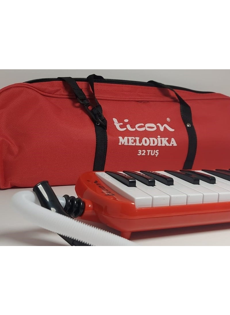 Ticon 32 K Melodika Red with Soft Bag  - Image 3