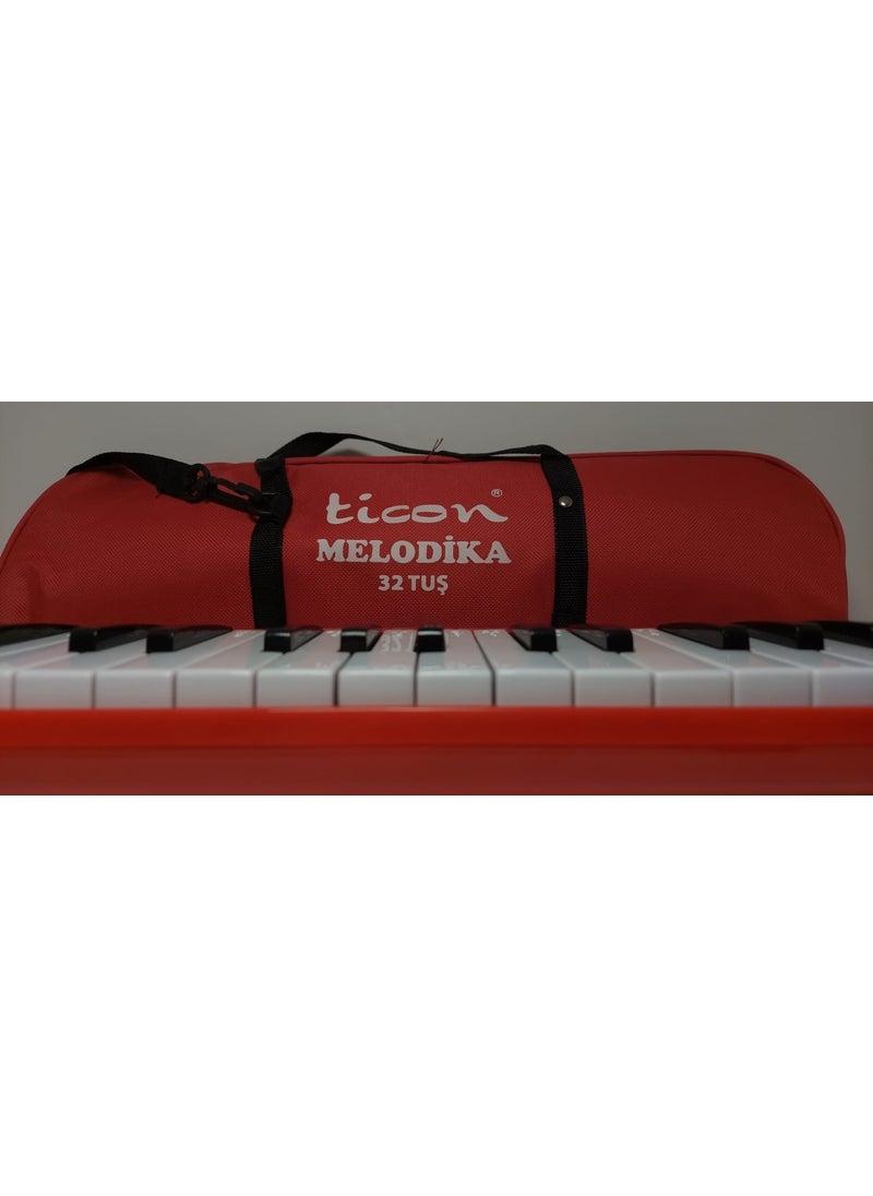 Ticon 32 K Melodika Red with Soft Bag  - Image 4