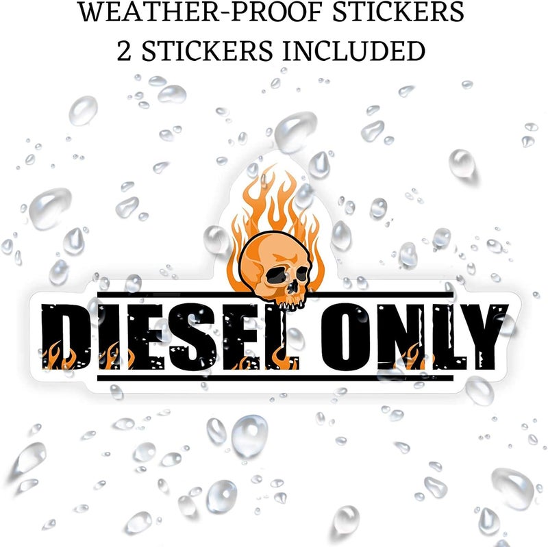 Agent Gear USA Diesel Only Skull Sticker Decal - Image 4
