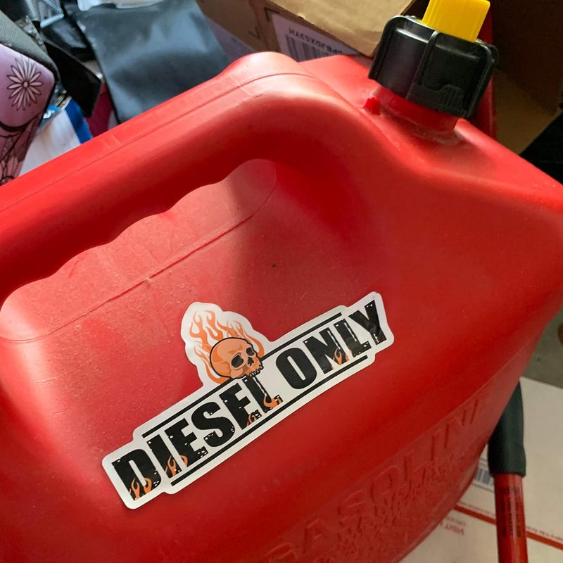 Agent Gear USA Diesel Only Skull Sticker Decal - Image 3