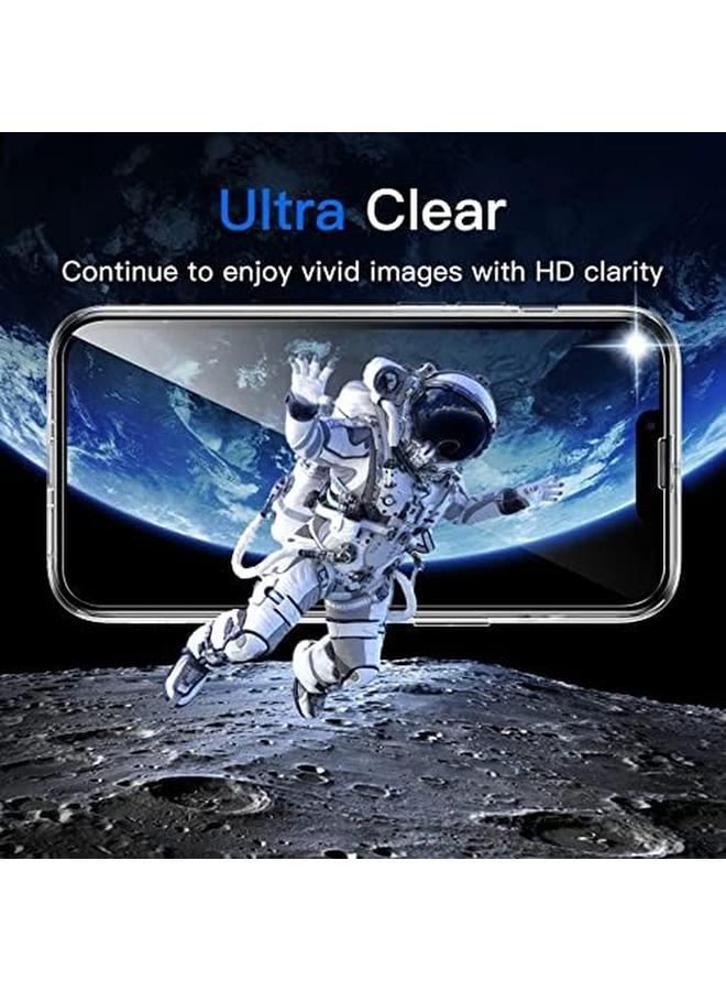 Jetech 5 In 1 Case For Iphone 13 Pro 6.1 Inch With 2 Pack Screen Protector And 2 Pack Camera Lens Protector Non Yellowing Full Coverage Tempered Glass Film Shockproof Phone Cover Clear - Image 5