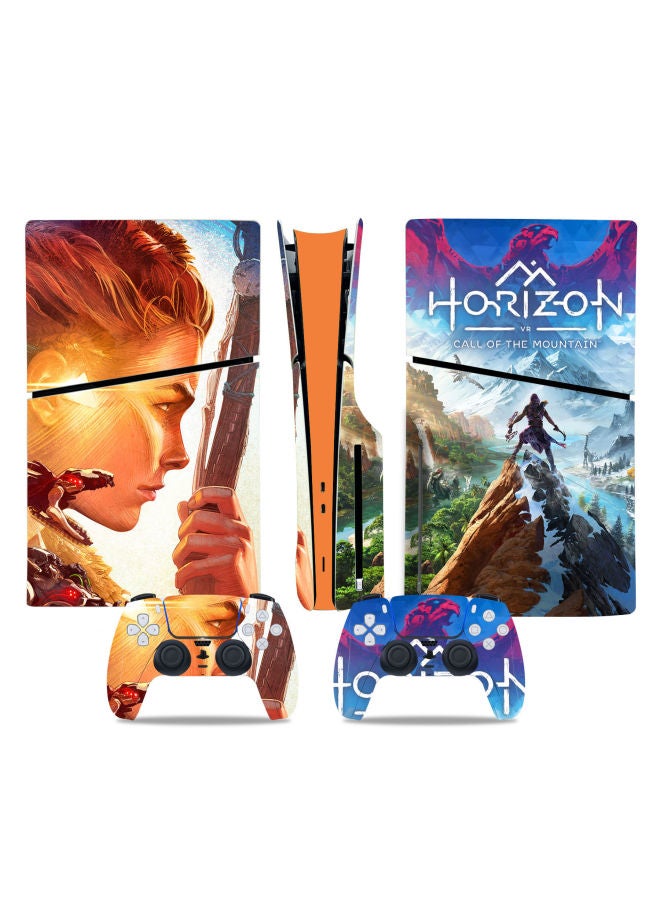 Suitable For PS5slim Stickers PS5 Slim Host Cartoon Film Handle Stickers Frosted Without Glue-Color:P5SDisc-0599 - Image 5