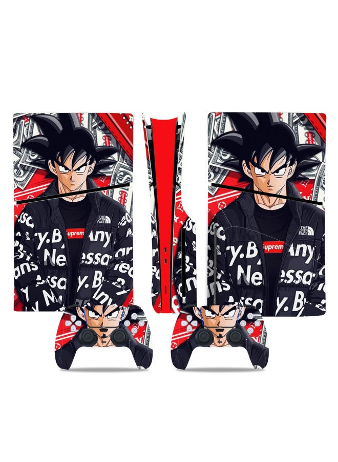 Suitable For PS5slim Stickers PS5 Slim Host Cartoon Film Handle Stickers Frosted Without Glue-Color:P5SDisc-0599 - Image 2