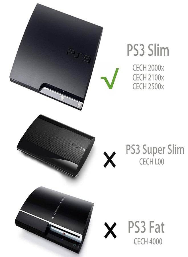Monzlteck Wall Mount for PS3 Slim,Steel Mount Wall Holder Bracket for PlayStation 3(CECH 2000-2500),Space Saving,wp3-s - Image 5