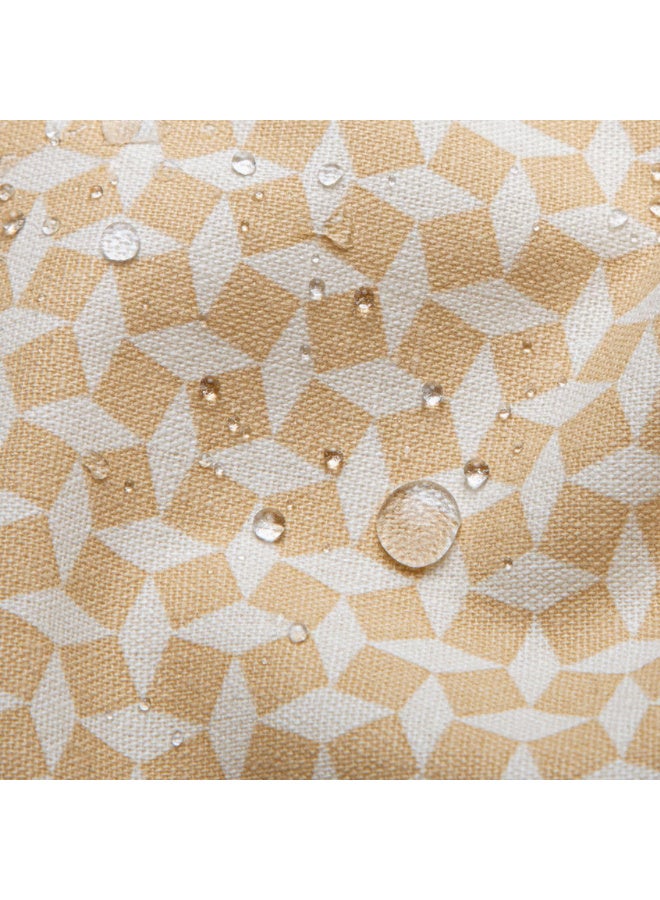 Water-Repellent Cotton Jute Tablecloth 145 x 240 cm, Decorative Check Diamond Dining Table Cover, Washable Rectangular Tablecloth for Kitchen, Dining Room, Parties & Everyday Use - Image 3