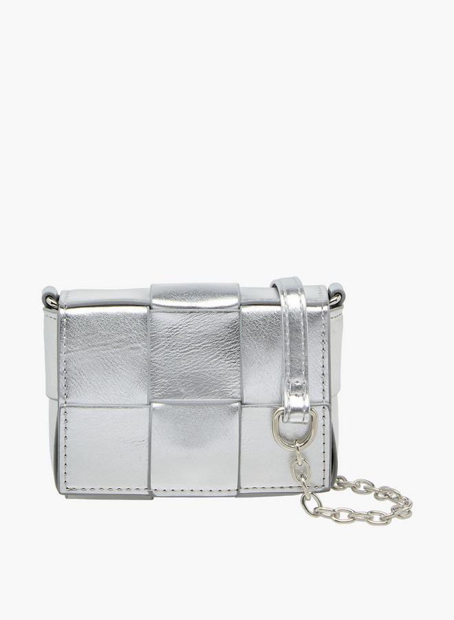 فلورا بيلا من شو إكسبرس حقيبة فلورا بيلا كروس بودي بنسيج متشابك وحزام سلسلة من مجموعة رمضان - Image 1