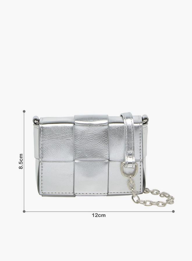 فلورا بيلا من شو إكسبرس حقيبة فلورا بيلا كروس بودي بنسيج متشابك وحزام سلسلة من مجموعة رمضان - Image 2