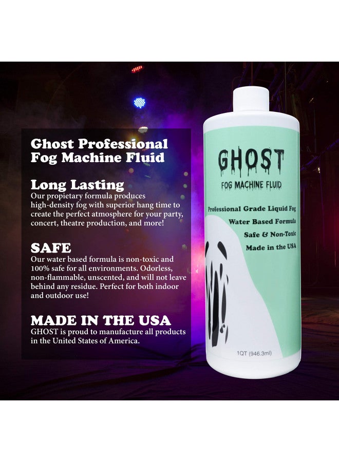 GHOST Fog Machine Fluid سائل آلة الضباب GHOST - سائل ضباب عالي الكثافة لآلات الضباب المعتمدة على الماء (1 لتر) - Image 1