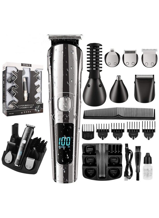 DOSCHER Shaving Machine for Men,Hair Trimmer for Men,Electric Hair Clippers Beard Razor Grooming Kit,Men's Shaver for Hair, Beard, Ears, Face, Nose Hair, Armpit Hair, etc. 