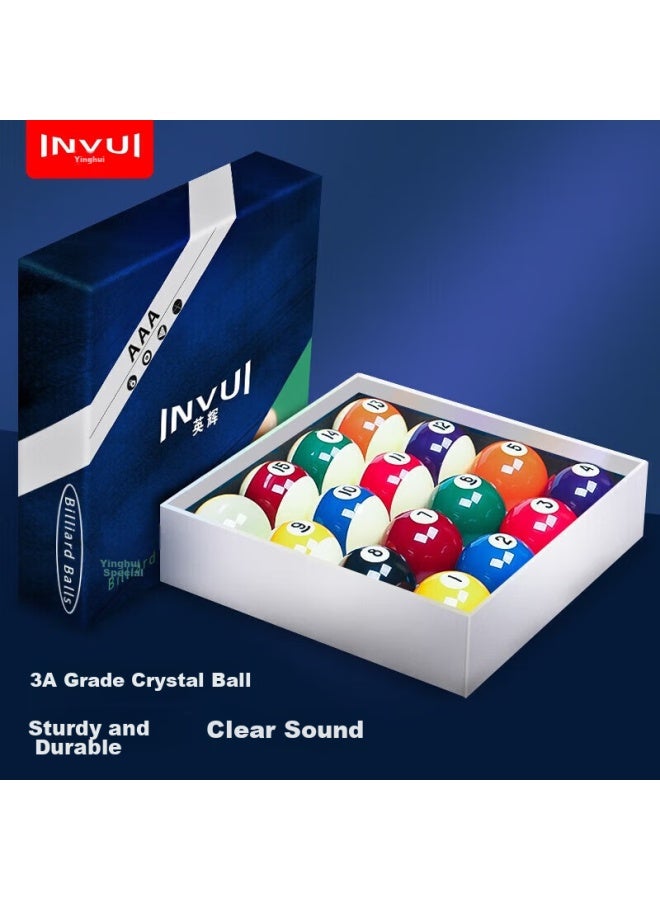 Invui Billiard Ball, Black 8 Pool Ball, Chinese Style Ball, Large Size Ball, 16 Color Crystal Ball, American Pool Table Accessory, 57.2mm - Image 2