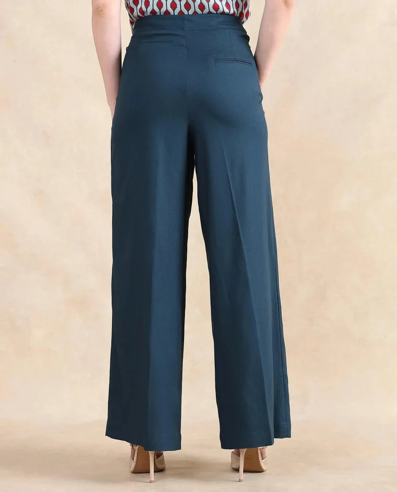 Rareism Women's Wide Fit Plain Trouser