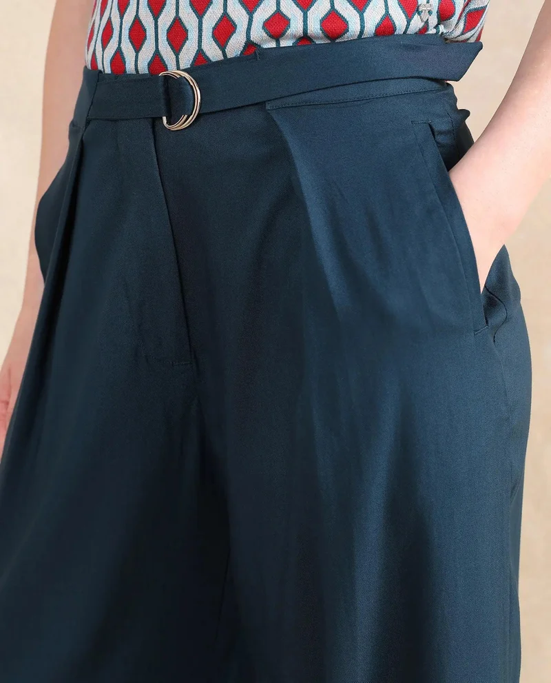 Rareism Women's Wide Fit Plain Trouser