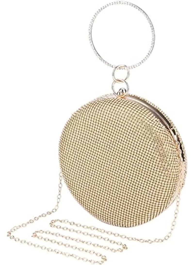 SOLARAE Women Crystal Evening Clutch Bag, Sparkly Wristlet Wedding Prom Party Purse Handbags, Party Prom Wedding Bag, for Wedding and Party - Image 1