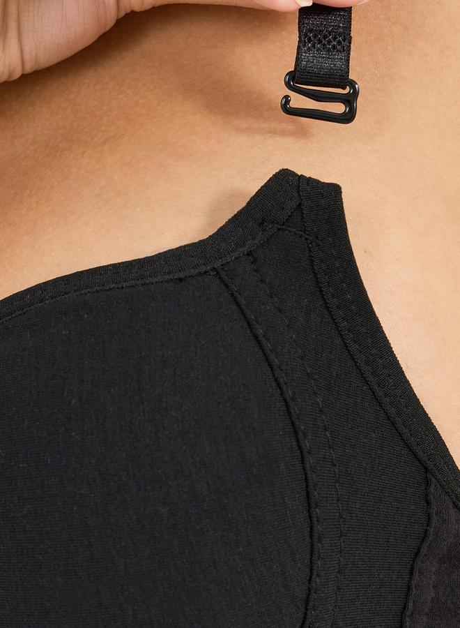 Styli Pack of 2 - Padded Non Wired Comfort T-Shirt Bra  - Image 4