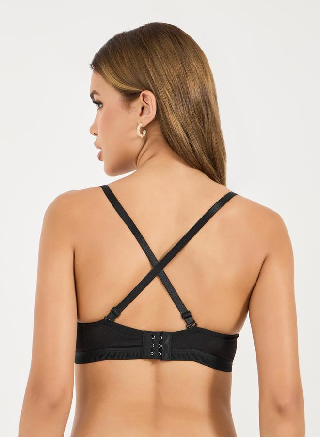 Pack of 2 - Padded Non Wired Comfort T-Shirt Bra