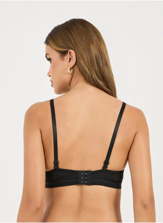 Styli Pack of 2 - Padded Non Wired Comfort T-Shirt Bra