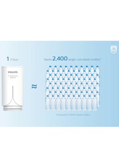Philips Horizontal Ultrafiltration Technology X-Guard On Tap Water Filter - 99% Pure and Safe 1200 Liter Drinking Water  - Image 3