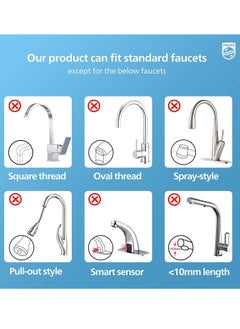 Philips Horizontal Ultrafiltration Technology X-Guard On Tap Water Filter - 99% Pure and Safe 1200 Liter Drinking Water  - Image 5