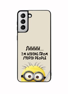 Protective Case Cover For Samsung Galaxy S22 5G Shhhhh Hiding From Stupid People Design Multicolour