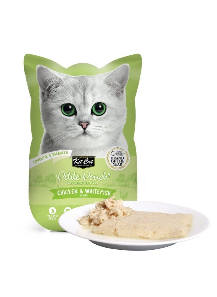 Kit Cat Cat Wet Treat Chicken And Whitefish Flavor 10g Pack Of 6  - Image 2