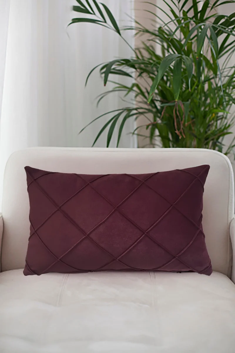 Nisahometeks Stain Resistant Erasable Quilted Throw Pillow Case
