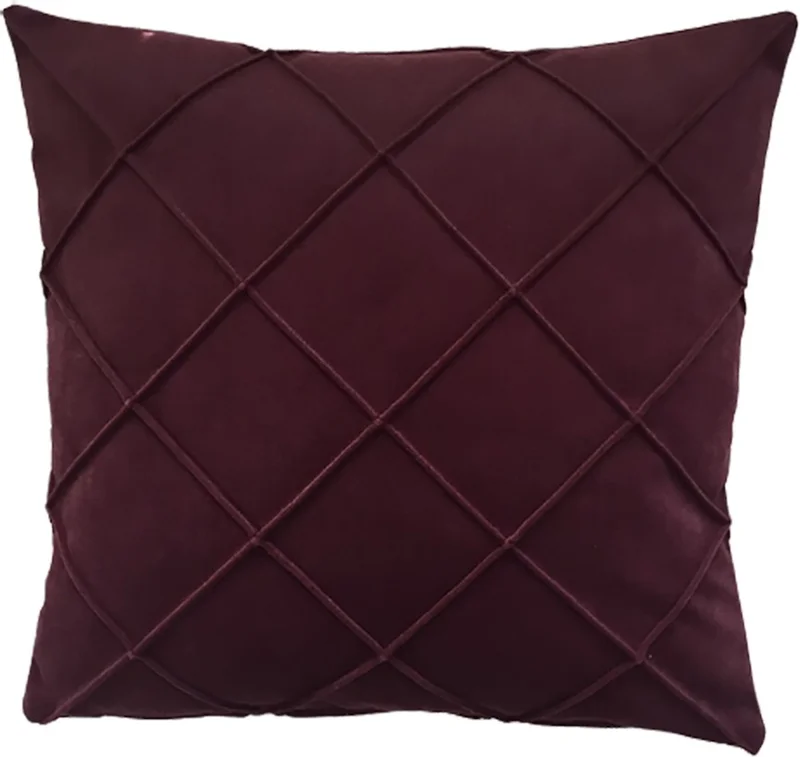 Nisahometeks Stain Resistant Erasable Quilted Throw Pillow Case