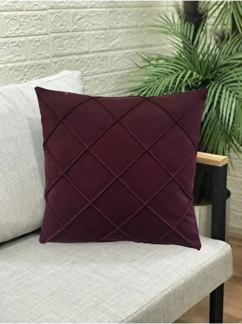 Nisahometeks Stain Resistant Erasable Quilted Throw Pillow Case