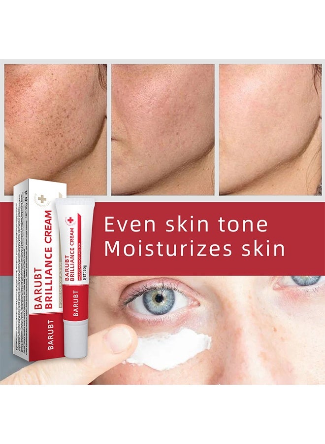 باروبت كريم تفتيح 20 جم، علاج لتفتيح البشرة للنمش والحروق الشمسية والبقع الداكنة وبقع السن وتبييض البشرة وتحسين تفاوت لون البشرة - Image 3