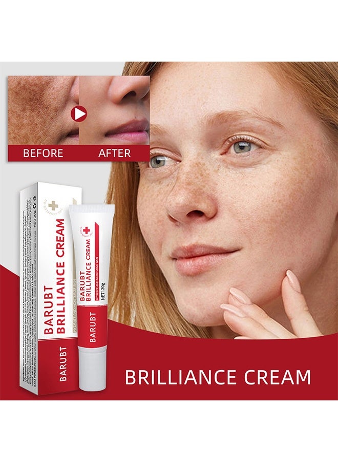 باروبت كريم تفتيح 20 جم، علاج لتفتيح البشرة للنمش والحروق الشمسية والبقع الداكنة وبقع السن وتبييض البشرة وتحسين تفاوت لون البشرة - Image 2