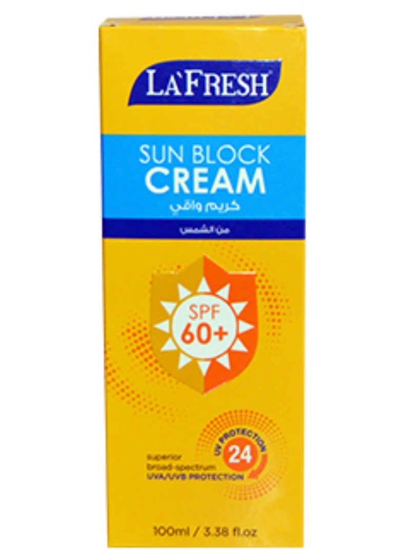 LA FRESH Sun Block Cream SPF+60 - 100 ml - Image 2
