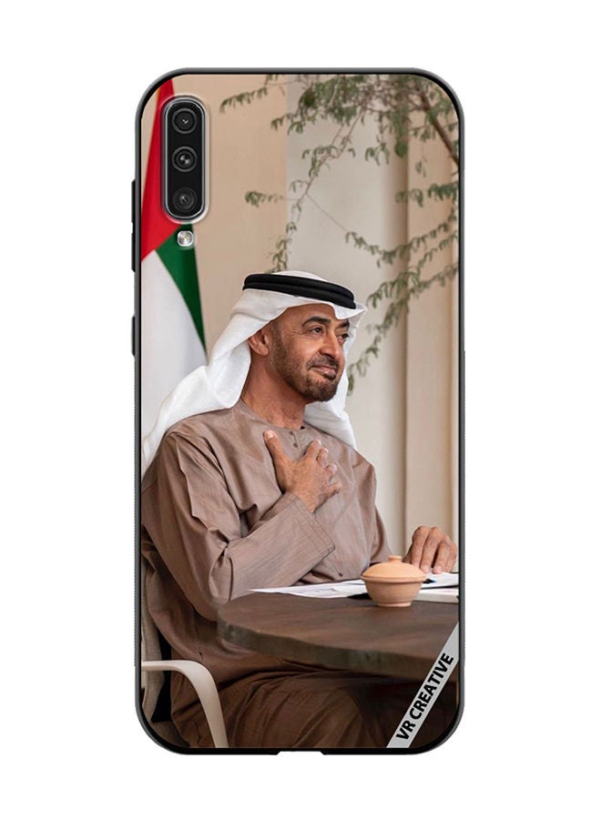 VR CREATIVE Protective Case Cover For Samsung Galaxy A50/A50s Sheikh Mohamed Bin Zayed Al Nahyan Design Multicolour - Image 1