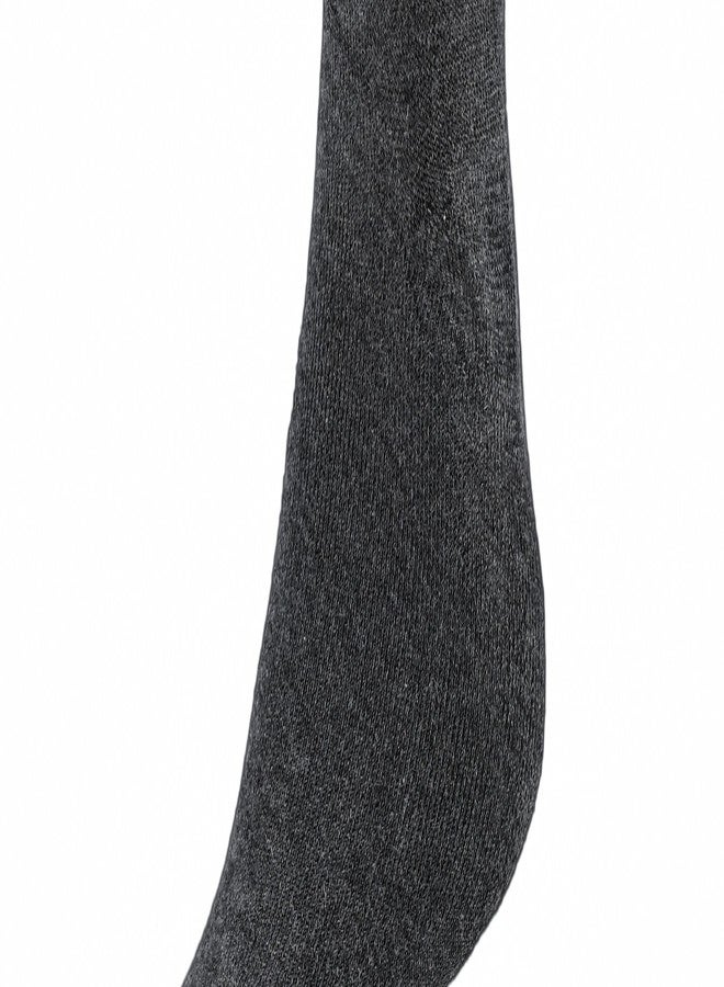 MUKHAKSH Pack of 6 Pairs = 12 Pieces Boys/Girls/Kids/Unisex Pure Cotton Dark Grey Ankle Length Towel School Socks - Image 2