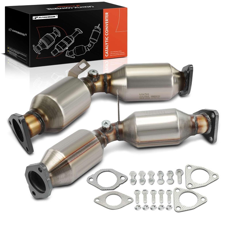 APremium Left and Right 2PC Catalytic Converter Kit DirectFit Compatible with Infiniti G35 20032007 M35 20062008 FX35 20032008 Nissan 350Z 20032007 35L EPA Compliant