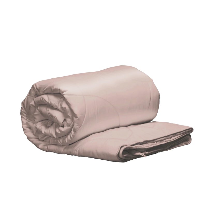 Stoa Paris Comforter for Single Bed, 300TC Satin Comforters, Aesthetic Home Decor, Lightweight, Breathable, Gift for Women, Wedding, Housewarming, Date Night - Champagne - Image 5