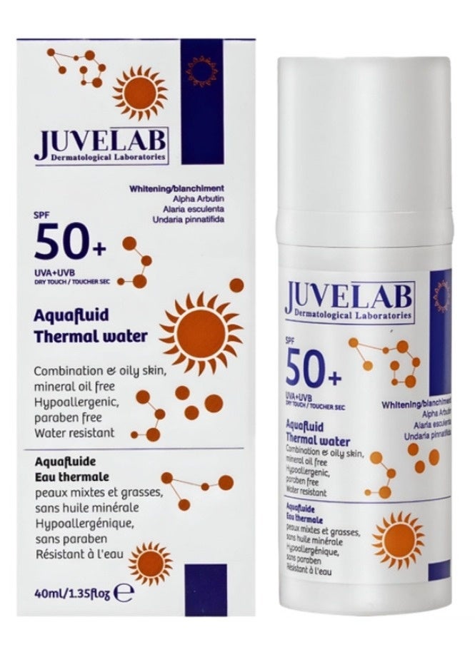 ميدي كريم واقي شمس 50+ اكوا ثيرمال مع تفتيح 40 مل من جوفيلاب - Image 1