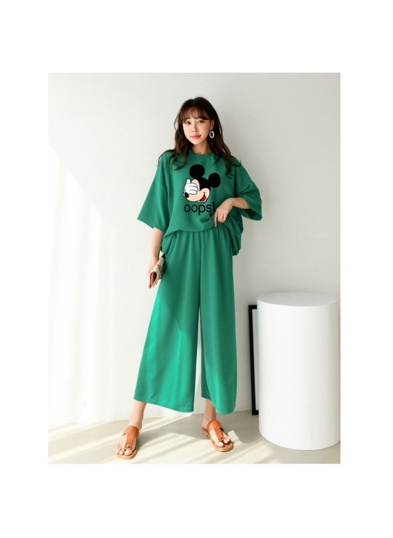 2024 Chic Casual Two-Piece Set Womens Trendy Black