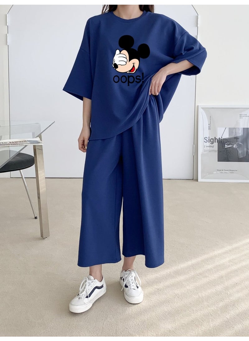 2024 Chic Casual Two-Piece Set Womens Trendy Black
