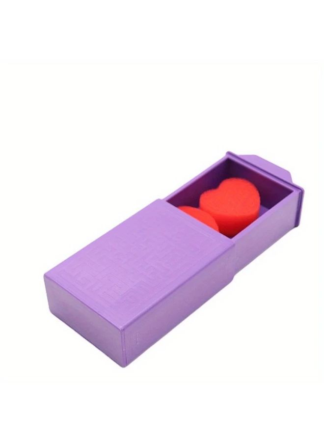 Magic Box Purple Push Pull Puzzle Prop for Magician Close Up Performance - Image 5