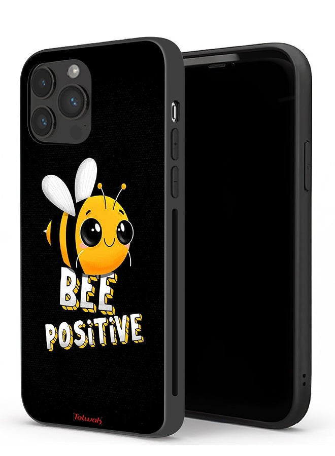 Tolwak Apple iPhone 13 Pro Protective Case Bee Positive - Image 1