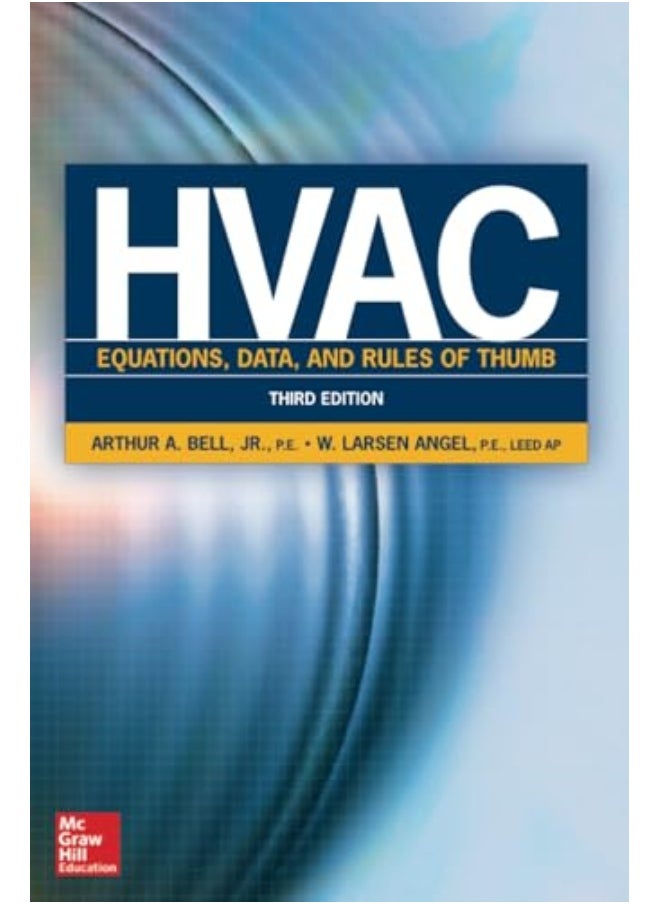 Hvac Equations Data And Rules Of Thumb Third Edition By Arthur Bell Paperback 