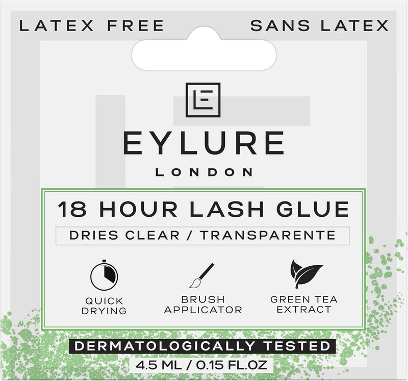 EYLURE 18H Lash Glue Brush Applicator Latex Free Clear - Image 2