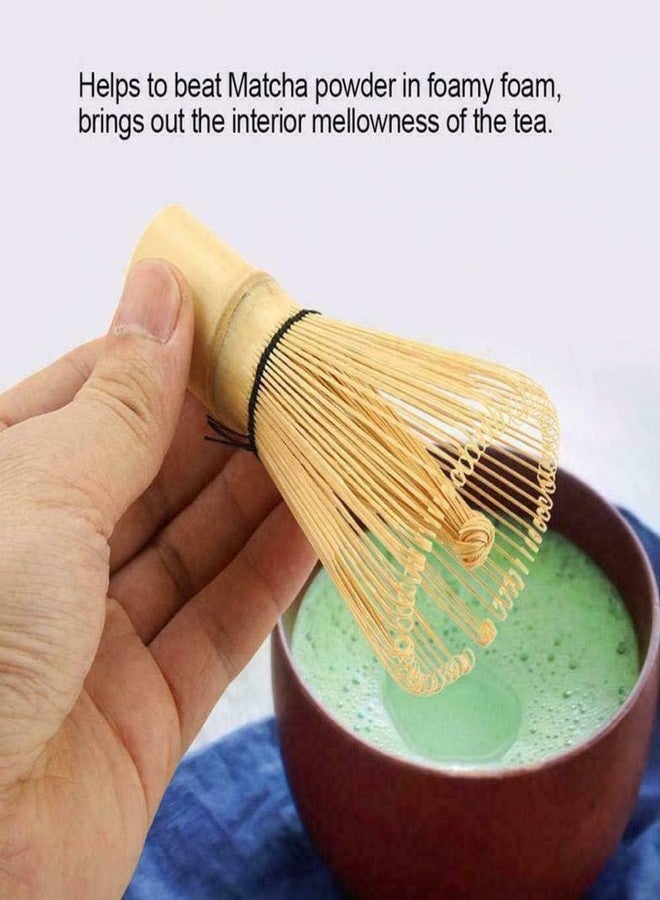 BEDSTEFAR Matcha Whisk, Matcha Kit, Bamboo Whisk for Matcha Delicate Match Brush Japanese Style + Traditional Scoop (Chashaku) + Tea Spoon, The Perfect Set to Prepare a Traditional Cup of Matcha. - Image 5
