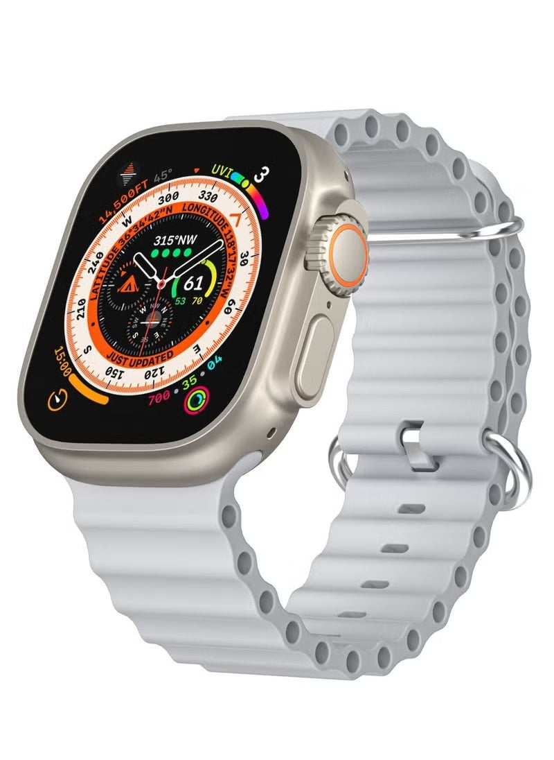 micro speed - Wearables Pack of 2 Watches Full Screen Ultra Smartwatch Witness to Love Couple's Edition with 7 Stylish Bands - Image 1