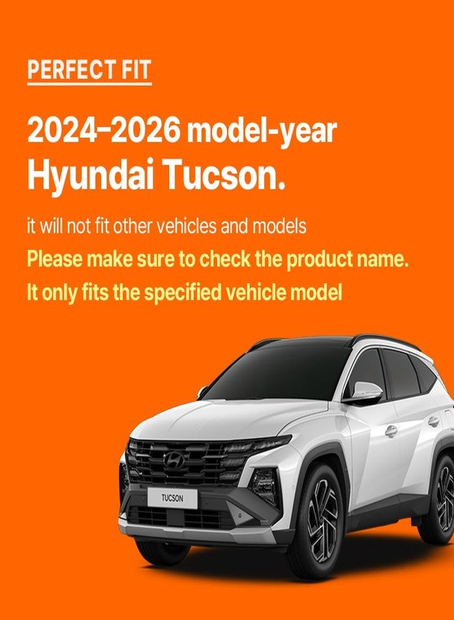 FICS Car Phone Holder for Hyundai Tucson Facelift 2024 2025 2026 - Instrument Panel Mount, Custom-Fit SUV Interior Accessory for Navigation, No Adhesive or Tools Needed - Image 4