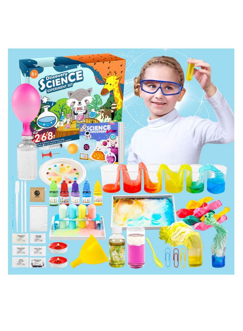 Excefore 268 Science Experiments Science Kits, Volcano Eruptions, Chemistry STEM Projects, Magic Science, Suitable for Kids Age 6-8-12 5-8 - Image 1