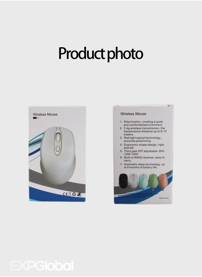 EXPGlobal - Rechargeable Wireless Mouse, Bluetooth Mouse, Dual mode Mouse Portable Slim Computer Mouse (Purple) - Image 1