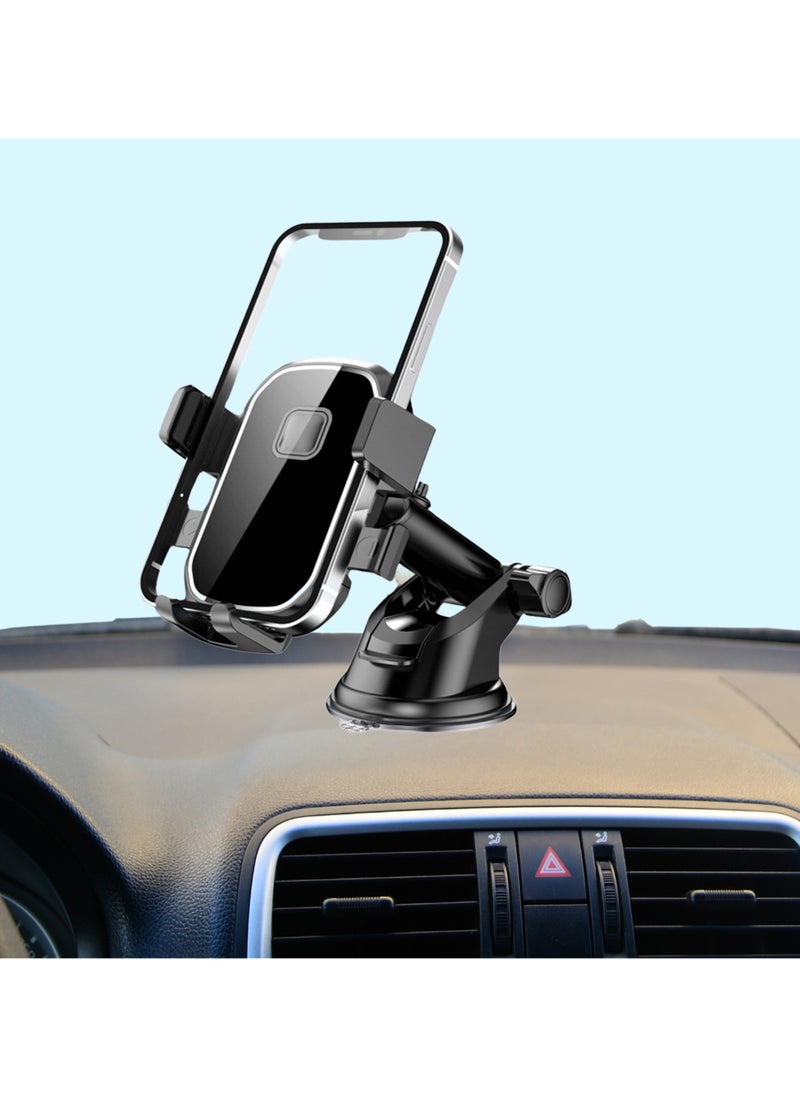 HM2A - Mobile Holder for Car, Long Arm Suction Cup Holder, Mobile Phone Holder For Car Dashboard, Windshield, and Air Vent - Image 1